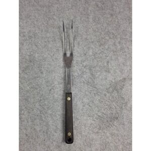 Flint Large USA Stainless Steel 2 Prong Cooking Utensil Meat Fork